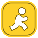 aol, media, social svg vector icon