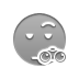 smiley,waiting,binoculars icon