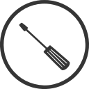 construction, diy, repair, screwdriver, tool svg vector icon