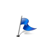 blue, flag icon