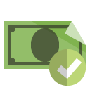 bill,checkmark icon