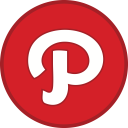 logo, pinterest svg vector icon