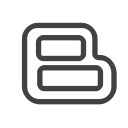 blogger, social media svg vector icon