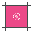 dribbble svg vector icon