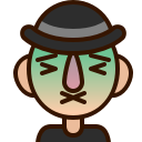 emoji, emot, ill, man, sick, smiley, unfit svg vector icon