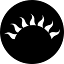 solaris svg vector icon