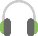 audio, big, headphone, music, sound svg vector icon