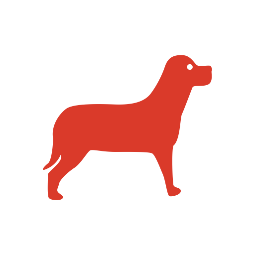 Dog svg vector icon