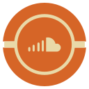 media, social, soundcloud, vintage svg vector icon