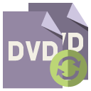 file,format,dvd,refresh icon