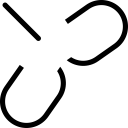 broken, link svg vector icon