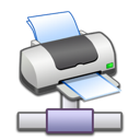 network, printer icon
