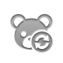 teddy,bear,refresh icon