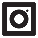 instagram, social svg vector icon