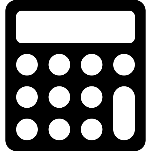Calculator svg vector icon