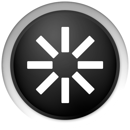 black,reboot icon