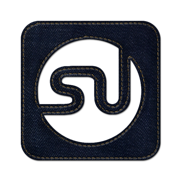 denim,jean,social,stumbleupon,logo,square icon