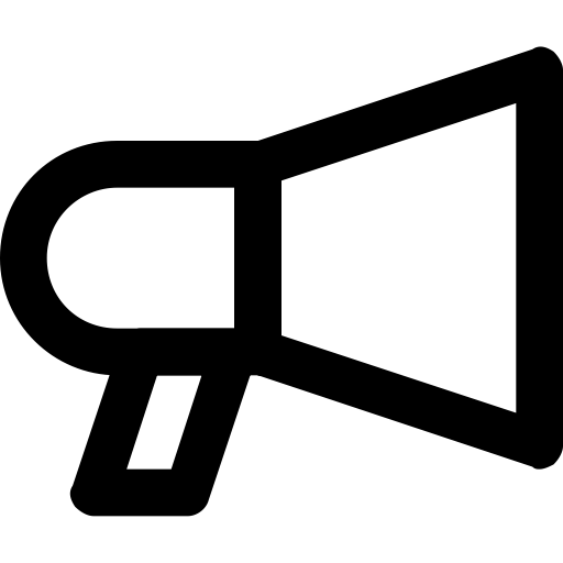 Megaphone svg vector icon