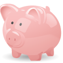 cash, money, pig, piggy bank, savings icon