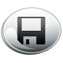floppy,silver icon