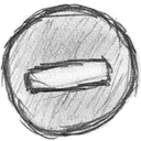 pause, remove, sketch, stop icon