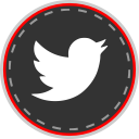 media, online, social, twitter svg vector icon