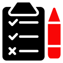 check, chose, list, tick svg vector icon