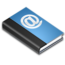 address,book,blue,reading,read icon