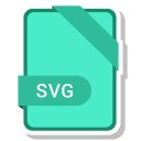 extension, file, format, paper, svg file svg vector icon