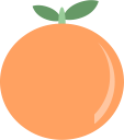 fruit, orange svg vector icon