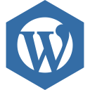 hexagon, media, social, wordpress svg vector icon
