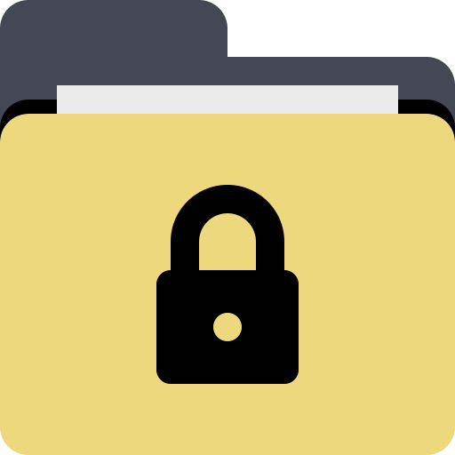 Folder Lock svg vector icon