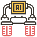 ai, artificial intelligence, automaton, brain, electronics, robotics, technology svg vector icon