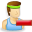 athlete, delete icon