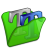 folder,green,font icon