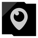 company, logo, media, periscope, social svg vector icon