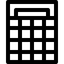 app, calculator, essential, ui svg vector icon