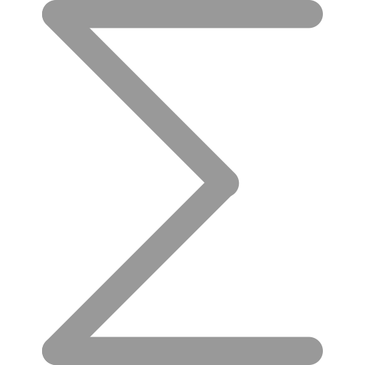Sum Of Operations svg vector icon