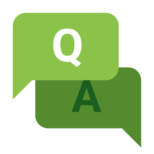 Faq svg vector icon