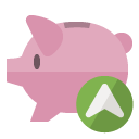 piggy,bank,bank up,up icon