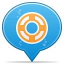 social,balloon icon