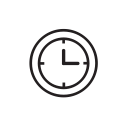 clock, time svg vector icon