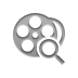 film,reel,zoom icon
