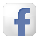 facebook, fb, network, social, white icon