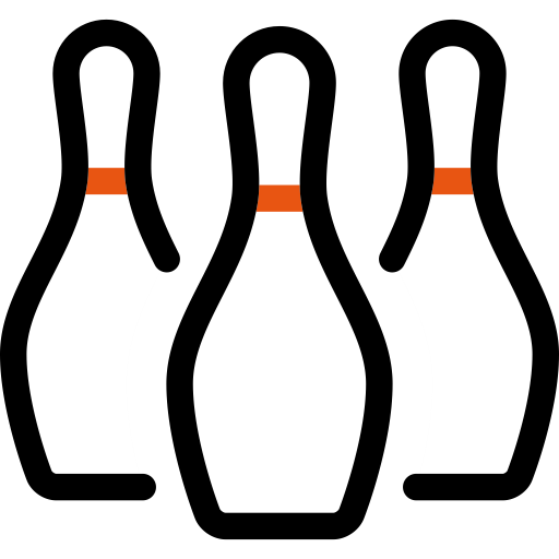 Bowling Pins svg vector icon