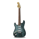 guitar, metallicholes, stratocastor icon