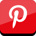 connect, media, online, pinterest, social svg vector icon
