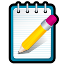 notepad, paper, write icon