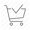 approve, buy, cart, online, shop, shopping, shopping cart icon