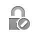 lock,open,cancel icon